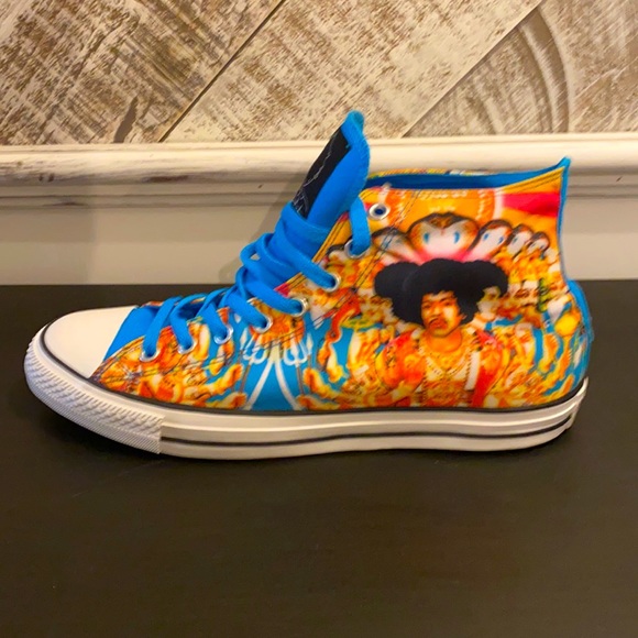 Converse Other - Jimi Hendrix Converse All Star Chuck Taylor Hi Top Axis Bold As Love Sneakers